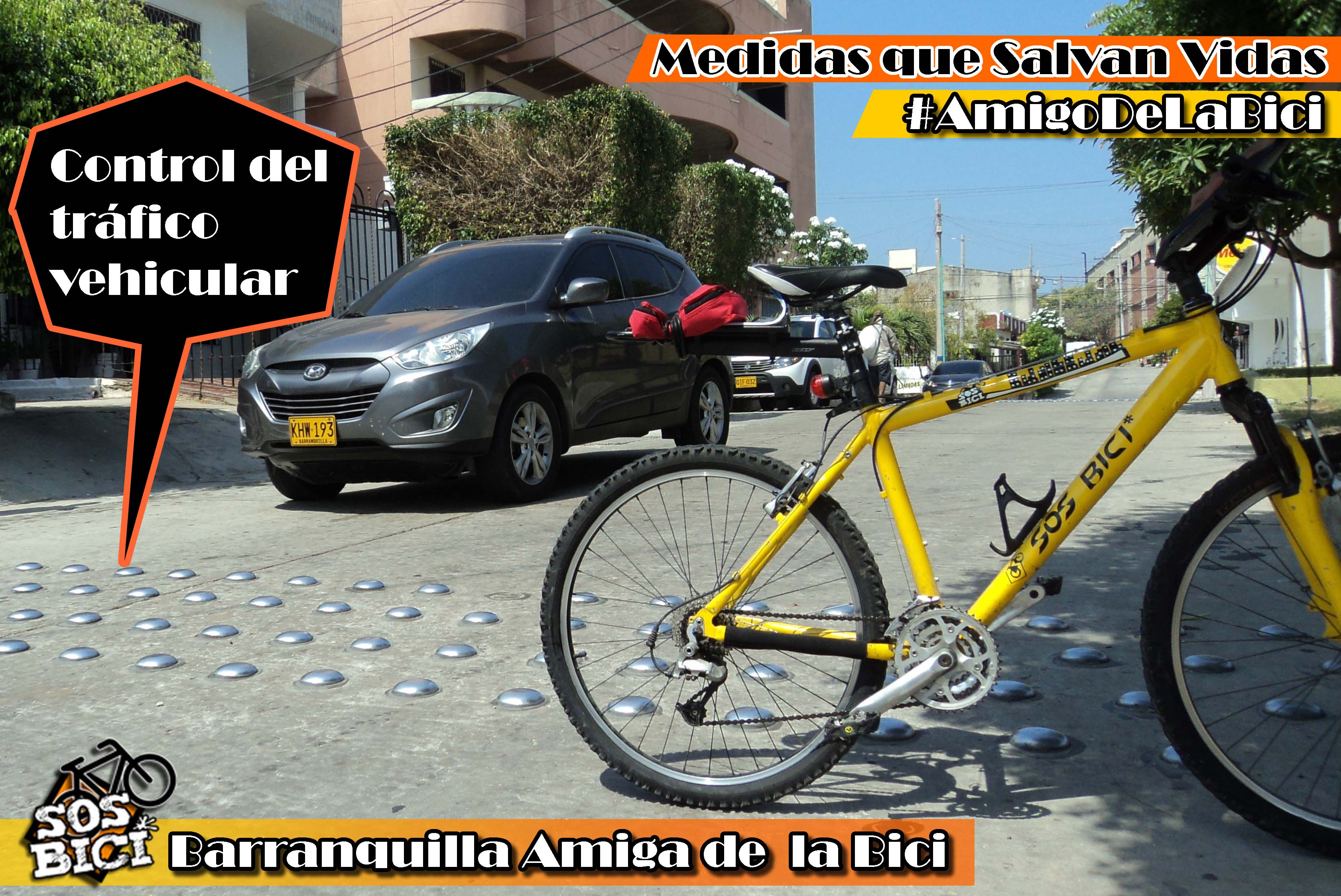 Taches-amigo de la bici